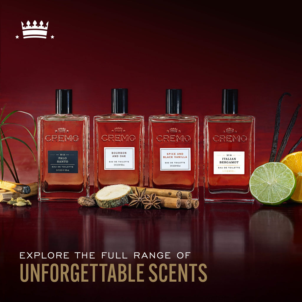 CREMO Épices & Vanille Noire - Eau de Toilette - Parfum Épicé Pour Homme - 100ml