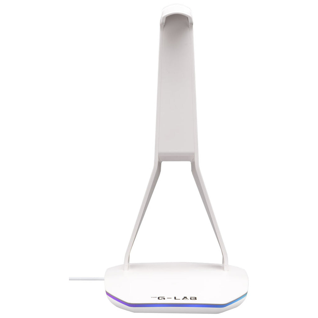 THE G-LAB K-STAND HYDROGEN Support de Casque Gaming - Blanc