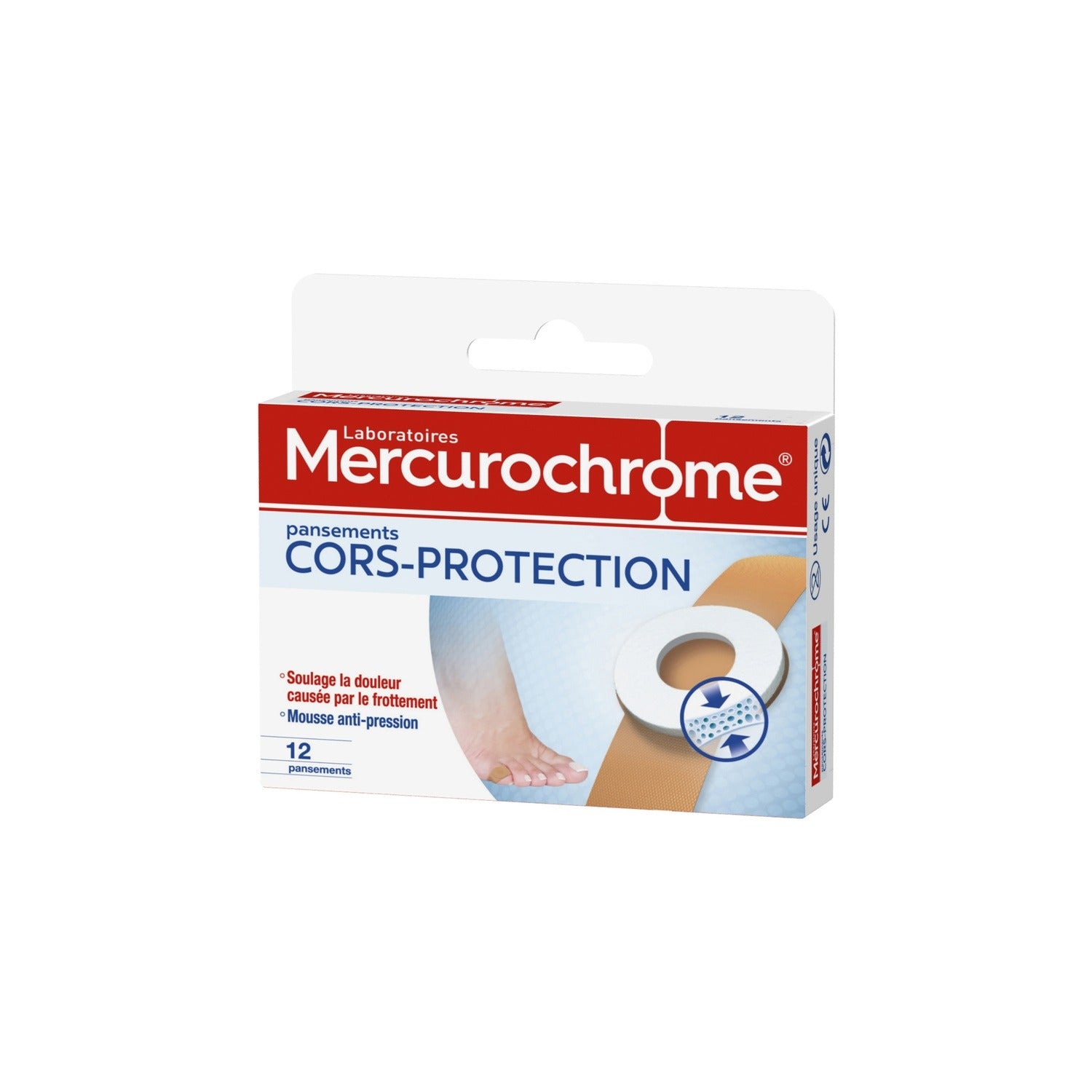 MERCUROCHROME Pansements Cors-protection X12