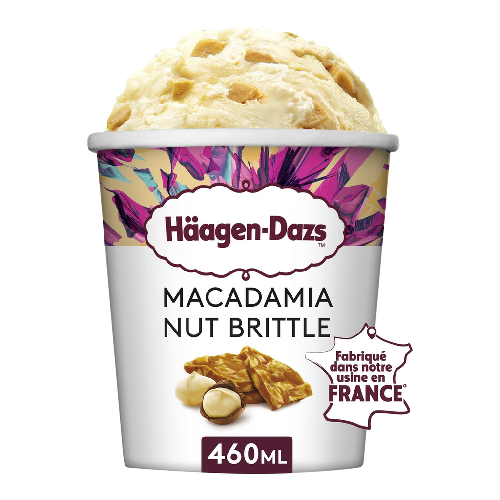 Crème glacée aux noix de macadamia 400 g