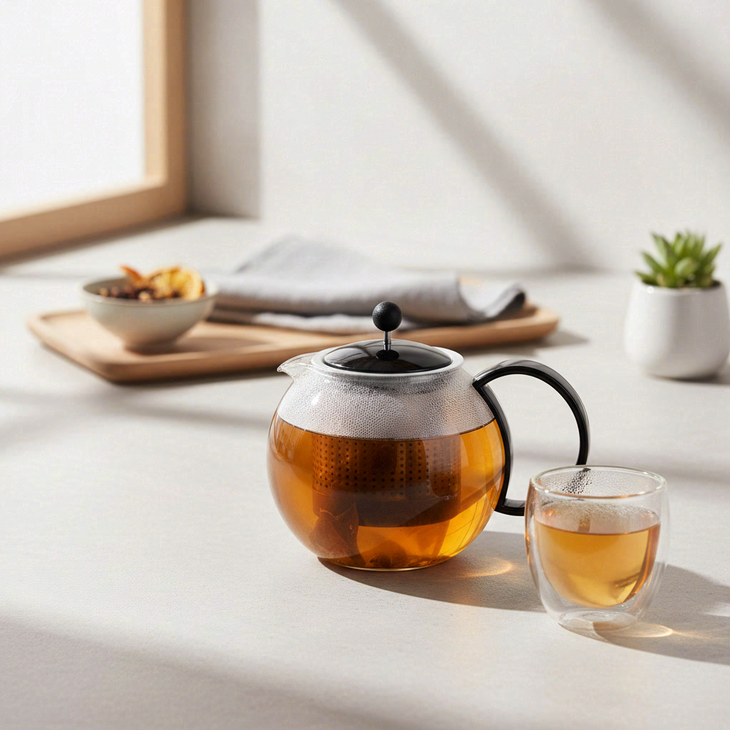 Bodum ASSAM Théière à piston 1 L - Noir