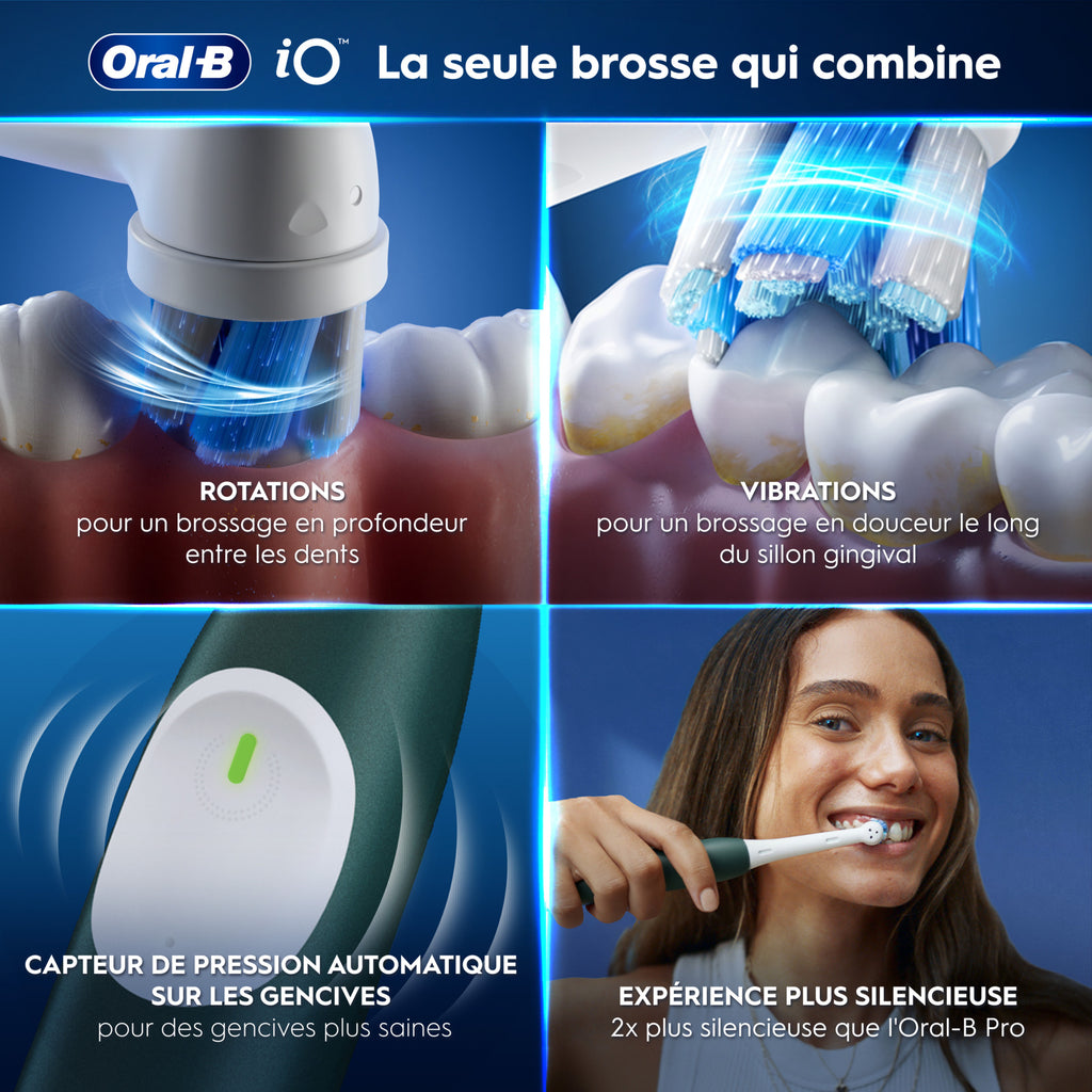 Oral-B iO2 Brosse à dents électrique Verte 1 brossette