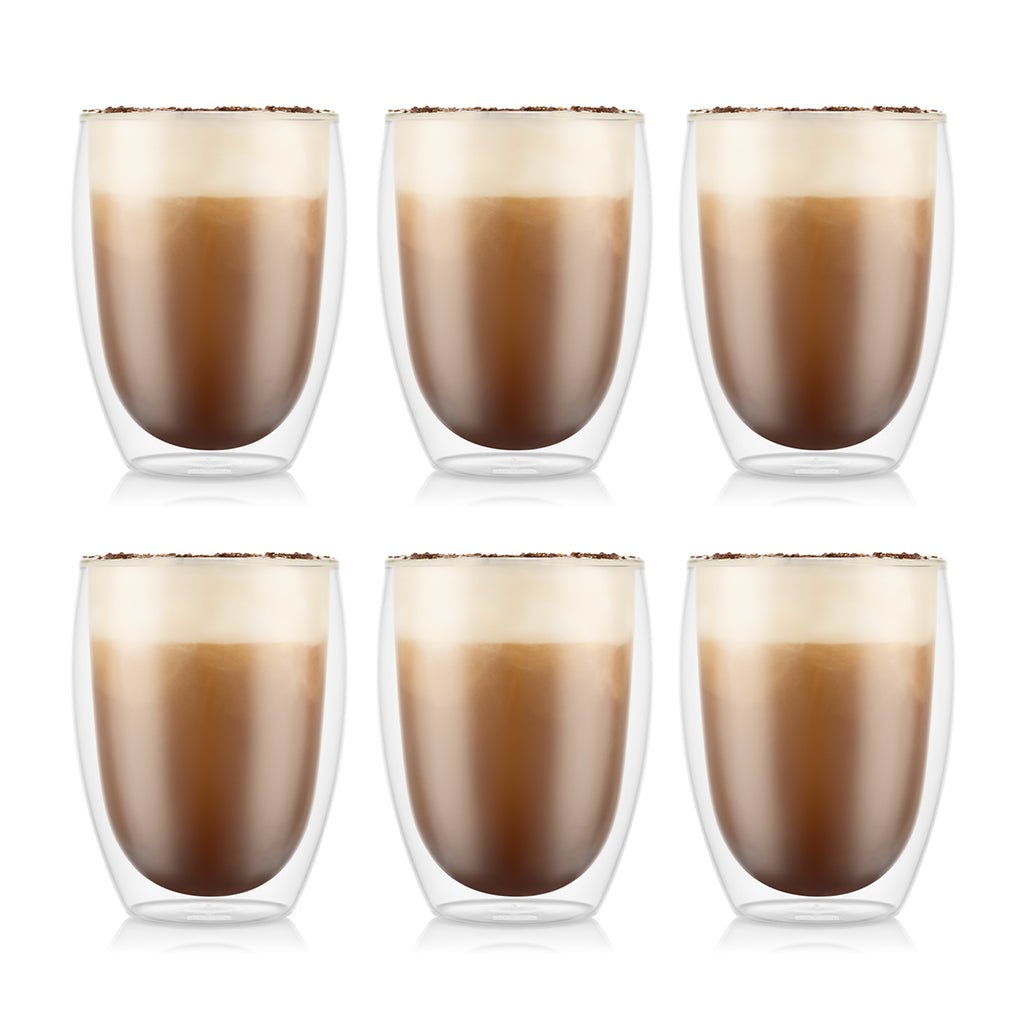 BODUM Pavina Set de 6 verres à double paroi transparent - 350 ml