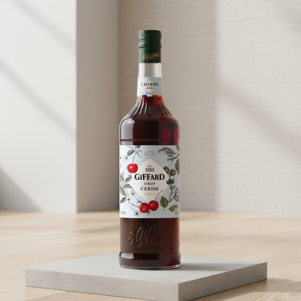 GIFFARD Sirop de cerise pur sucre - 1 L