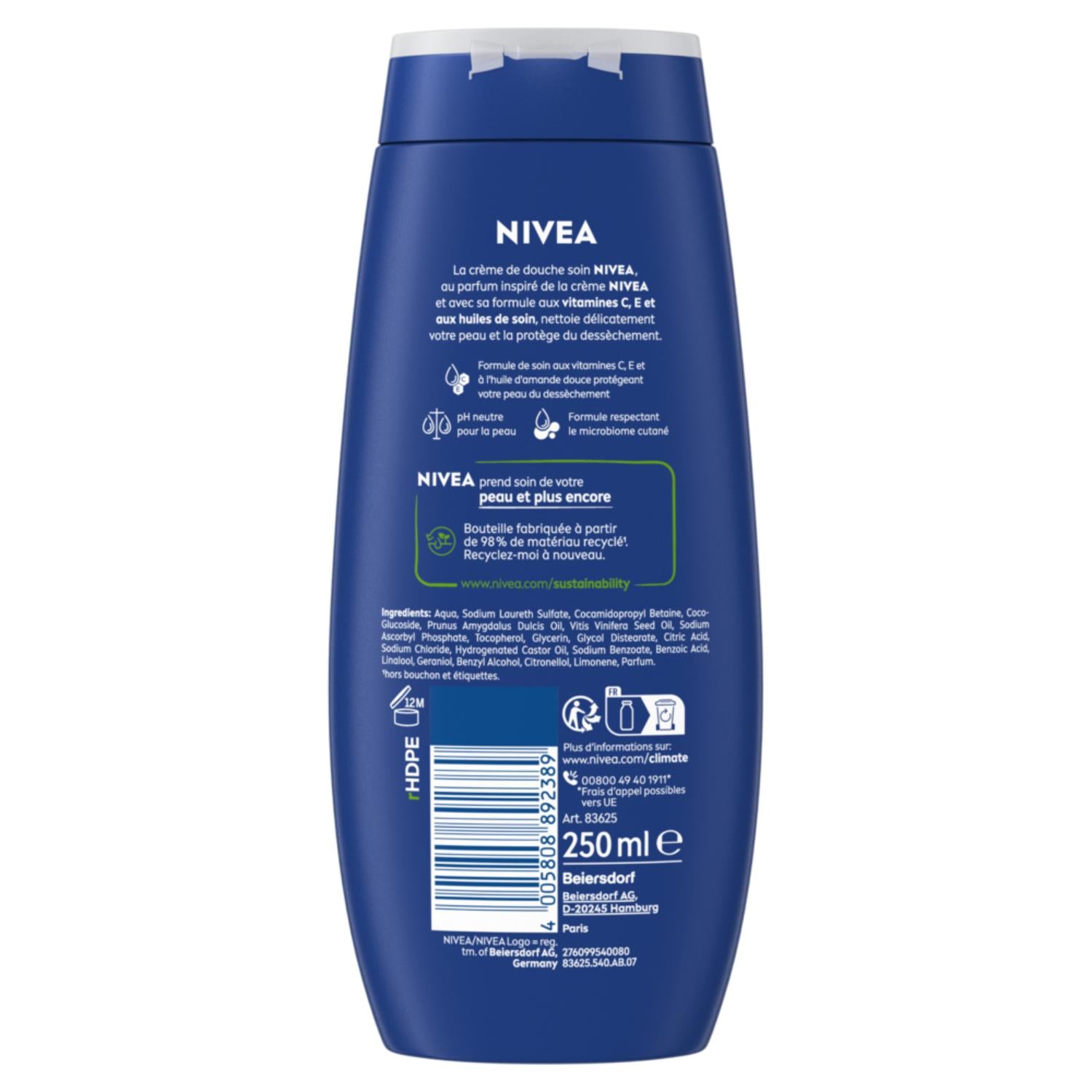 NIVEA Gel Douche Crème Care 250 ml