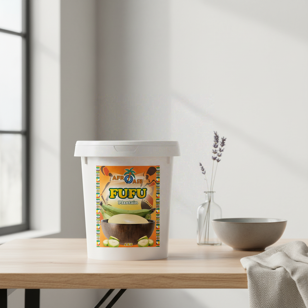 Afroase Farine de plantain pour Fufu - 4 kg
