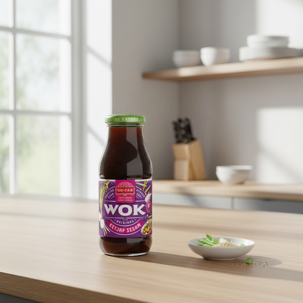 Go-Tan Wok Sauce soja au sésame - 240 ml