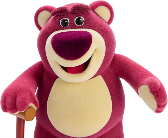 Robosen Mini robot – Jouet narratif interactif IA Lotso | Jouet intelligent interactif avec voix, mouvements et parfum fraise | Figurine de collection officielle Disney Pixar