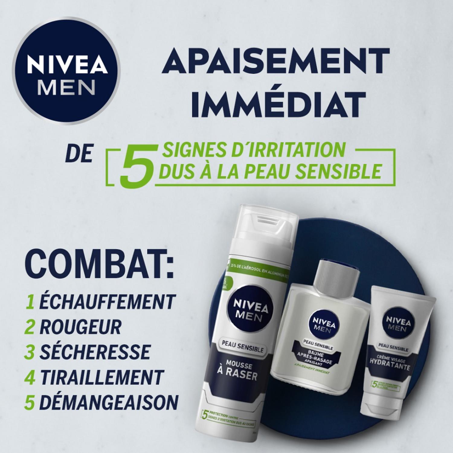 NIVEA MEN Sensitive Visage Crème Intense 50ml