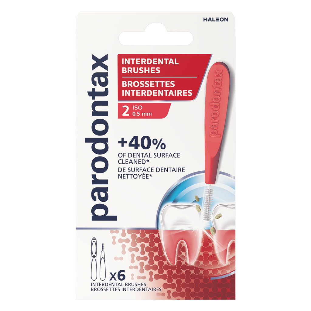 PARODONTAX - Brossettes Interdentaires Taille 2 (05mm) - Lot De 6