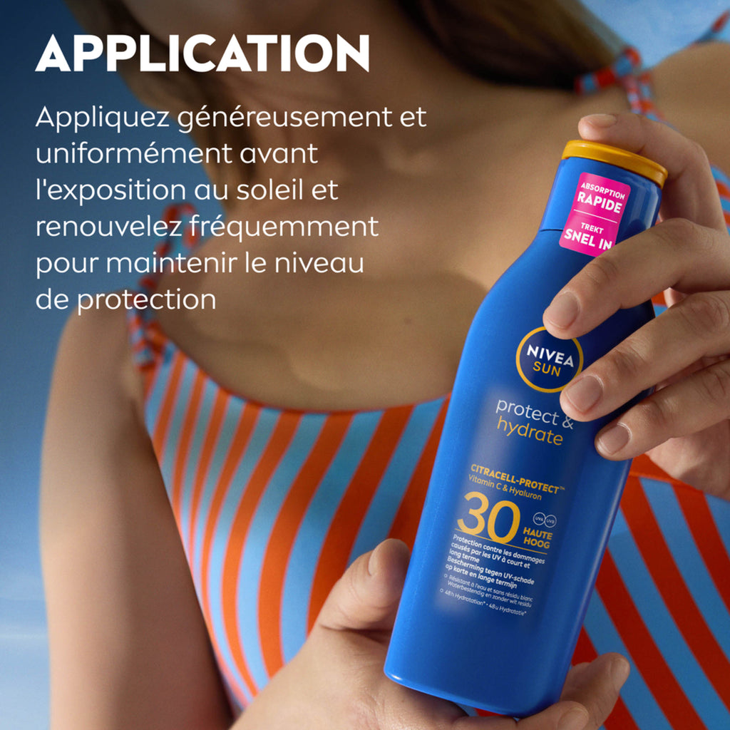 NIVEA SUN Lait solaire Protect & Hydrate SPF 30 - 200 ml