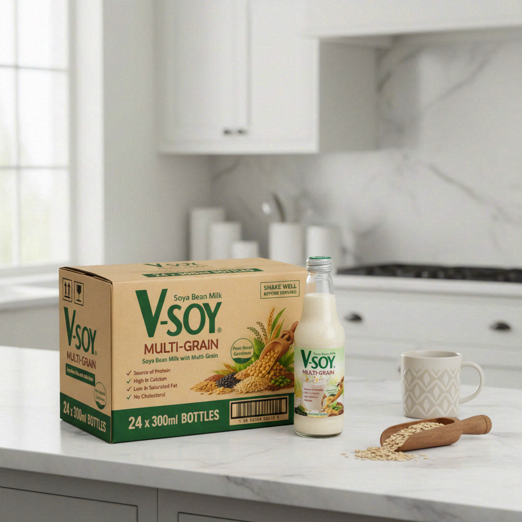V-Soy Lait de soja multi-céréales 300 ml x 24