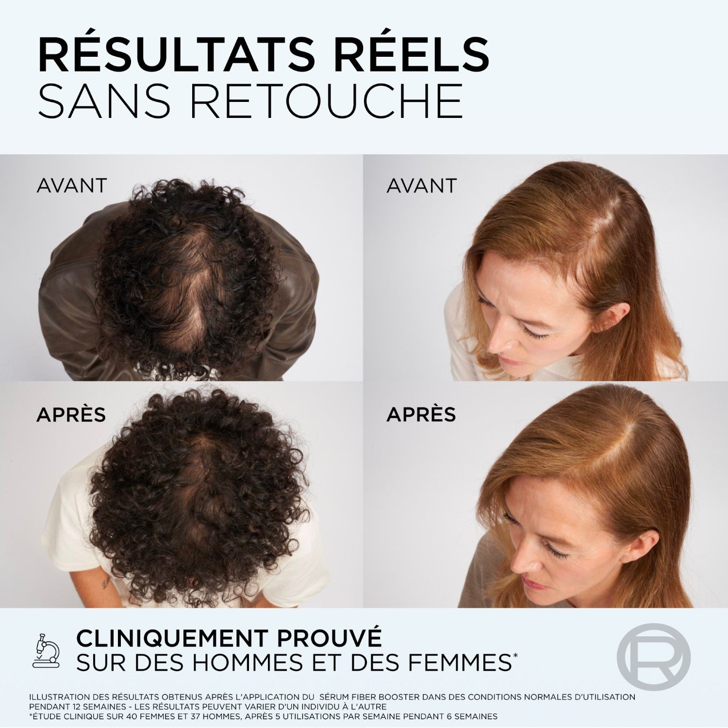 L'Oréal Paris Elseve Duo Anti-Chute Fiber Booster Shampoo + Sérum Croissance Homme et Femme 302 ml