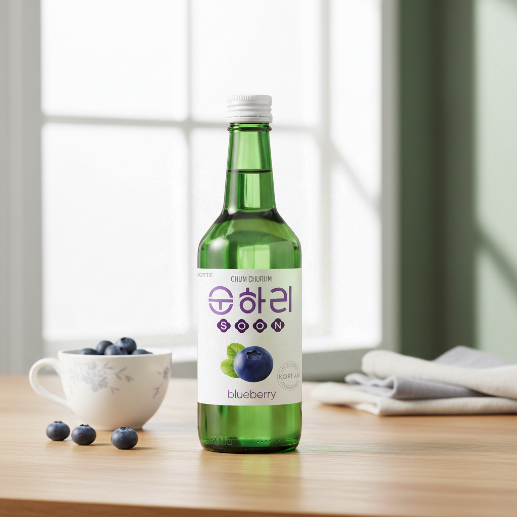 ChumChurum Soonhari Soju Myrtille 12% alc. - 350ml