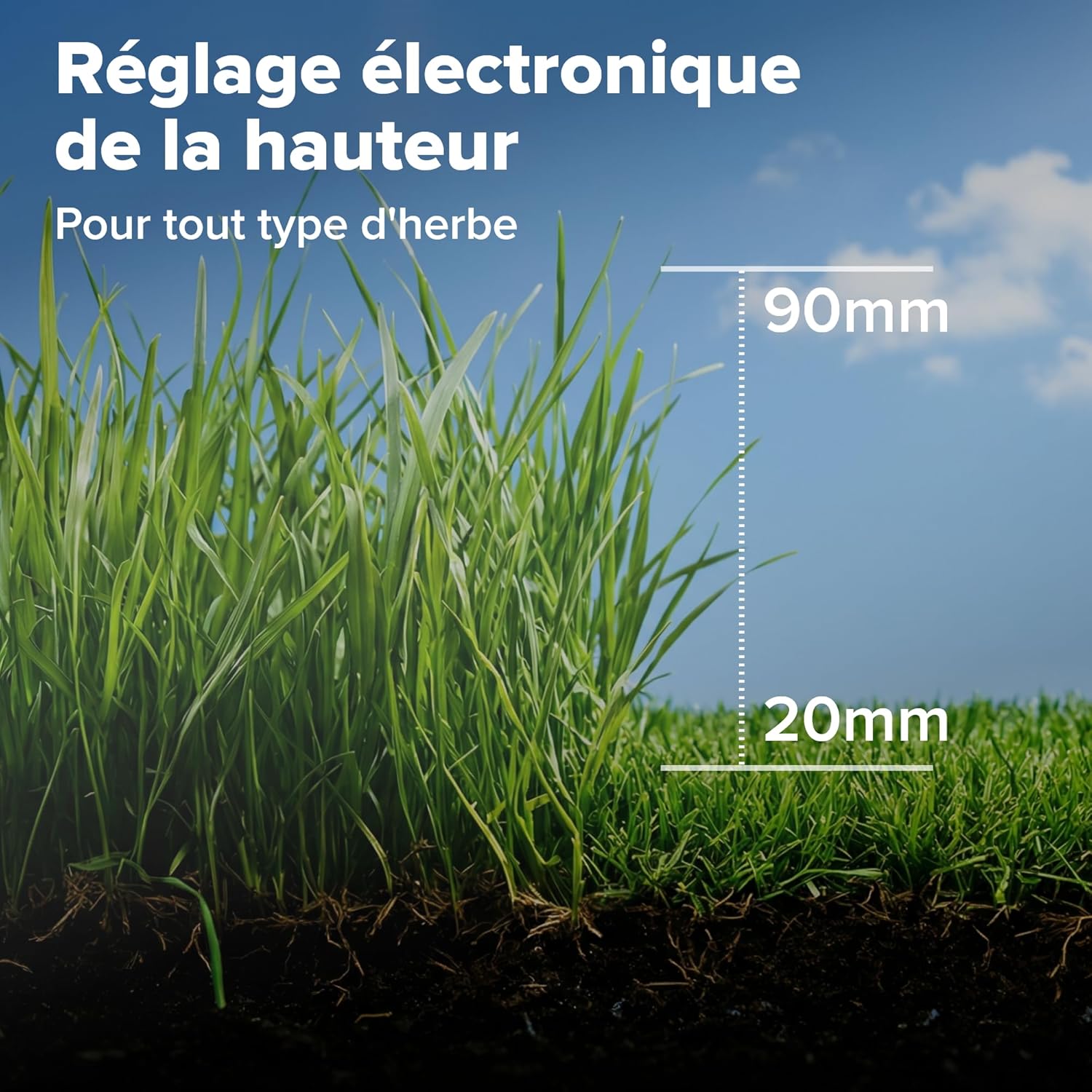 greenworks AI Mowbot C8 Robot-tondeuse sans fil sans fil périphérique, Max. 800 m², Navigation RTK, Cartographie automatique, Bordure virtuelle, Contrôle multi-zones, Extrêmement silencieux