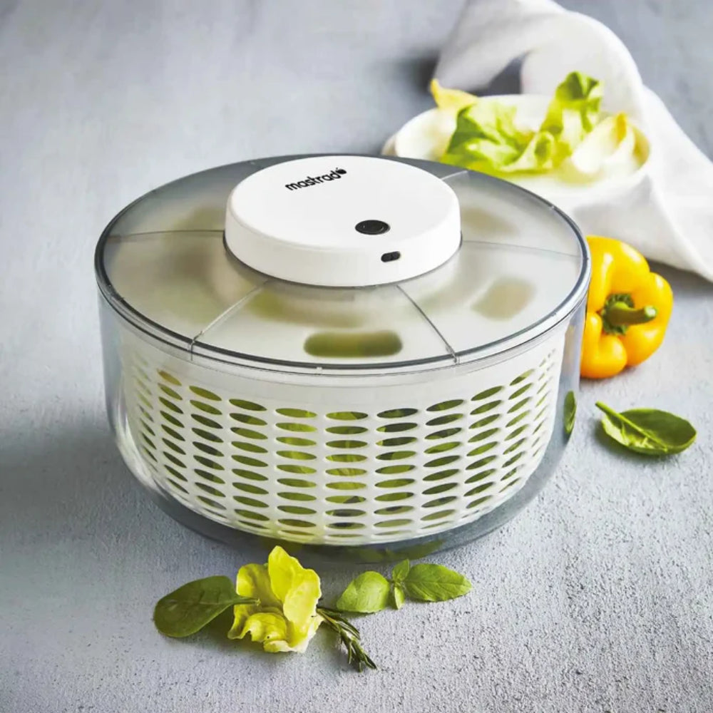 BELISSAM Essoreuse à salade électrique avec recharge USB-C 24 cm - 6 L