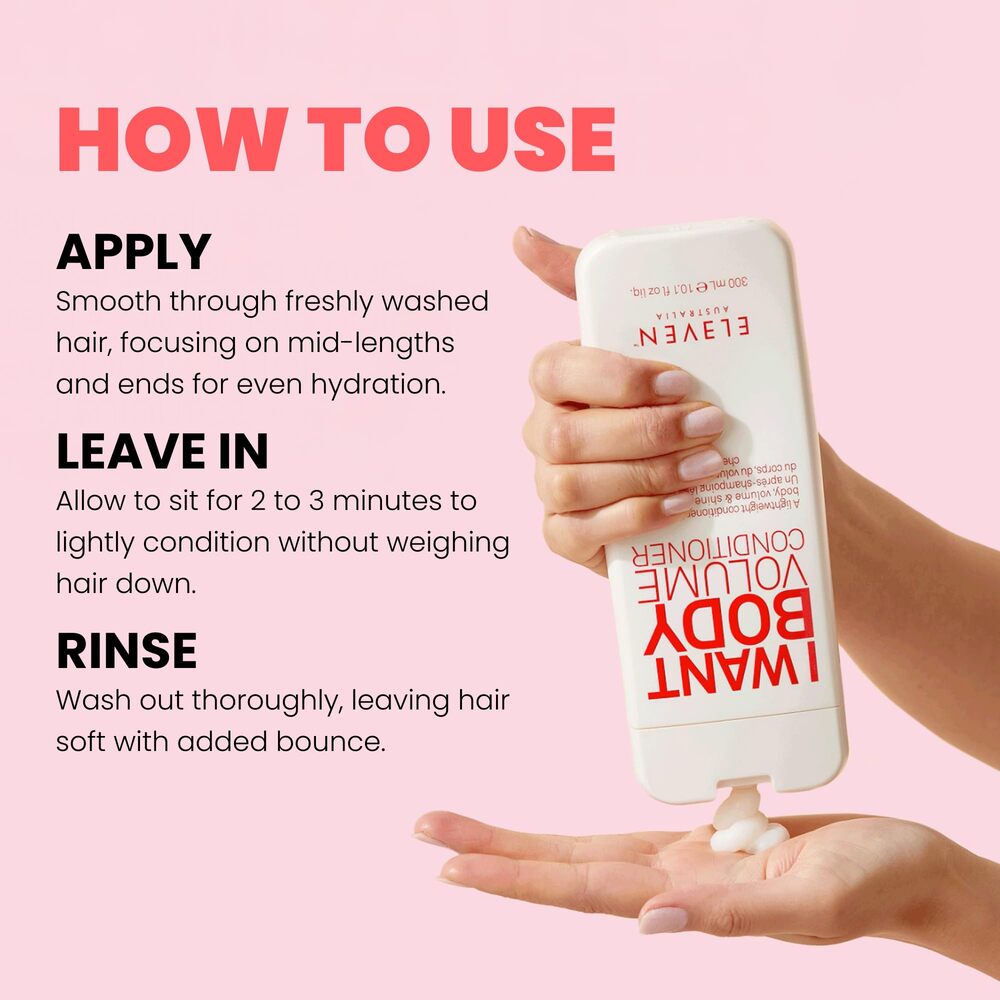 ELEVEN AUSTRALIA - Après-shampoing Volume I Want Body - 960ml