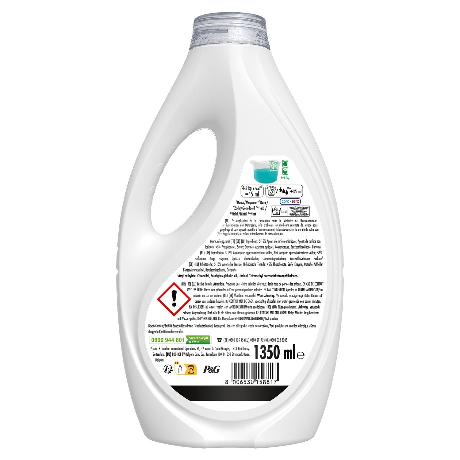 ARIEL Lessive Liquide Original 1,35 L
