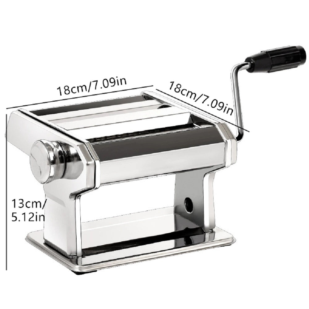 Machine à nouilles Huacan, machine à presser des nouilles manuelle, petite machine à presser des nouilles multifonction domestique, machine à peau de raviolis