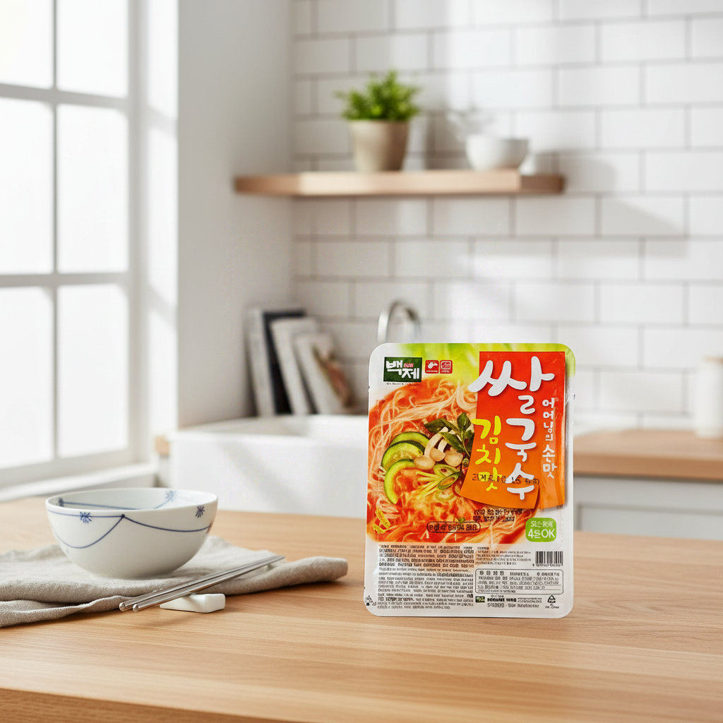 BAEKJE Nouilles de Riz Saveur Kimchi 92g