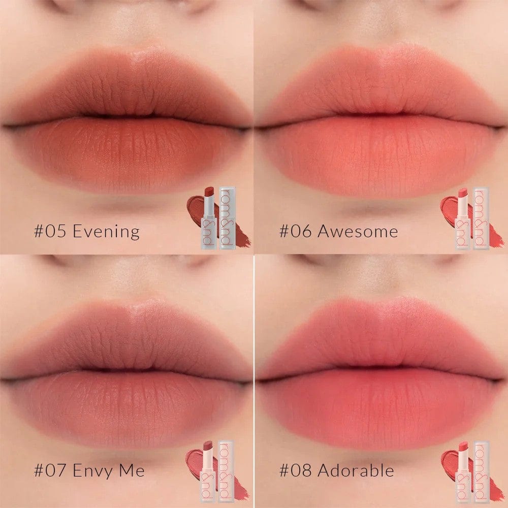 rom&nd Zero Matte Lipstick Rouge à lèvres mat, teinte n°01 Dusty Pink - 3 g