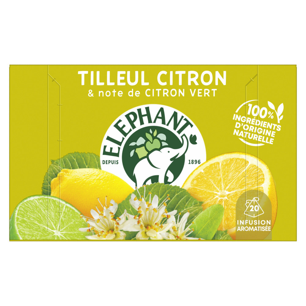 ELEPHANT Infusion Tilleul Citron x20 28g