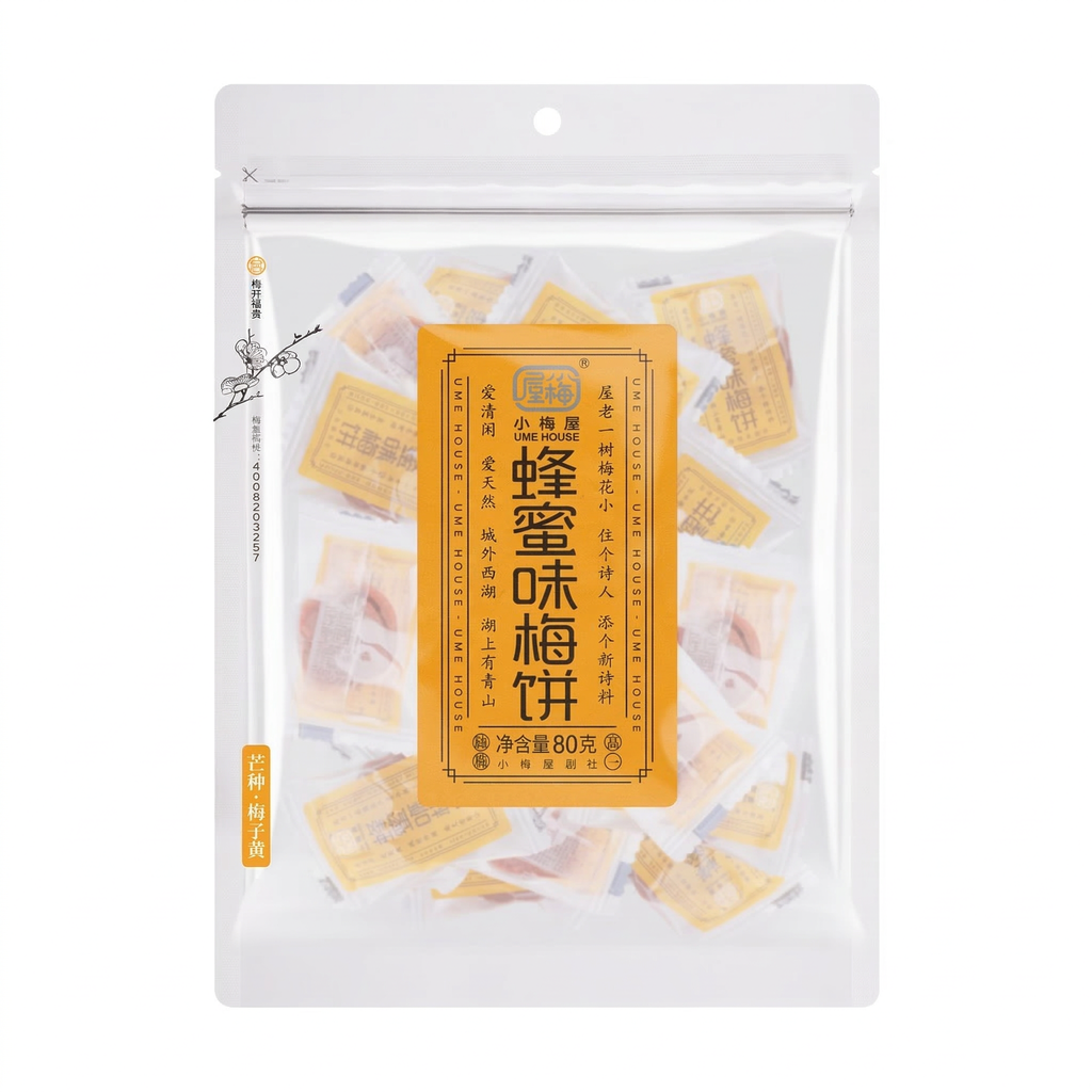 UME HOUSE Gâteau à la prune saveur miel - 80 g