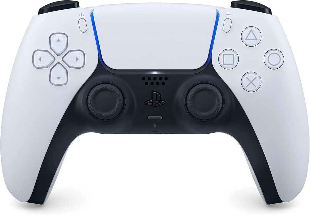 Sony PlayStation Bundle : Console Slim Standard avec manette sans fil DualSense - Blanc - Édition limitée Fortnite Flowering Chaos - Version UE + Manette sans fil DualSense - Blanc