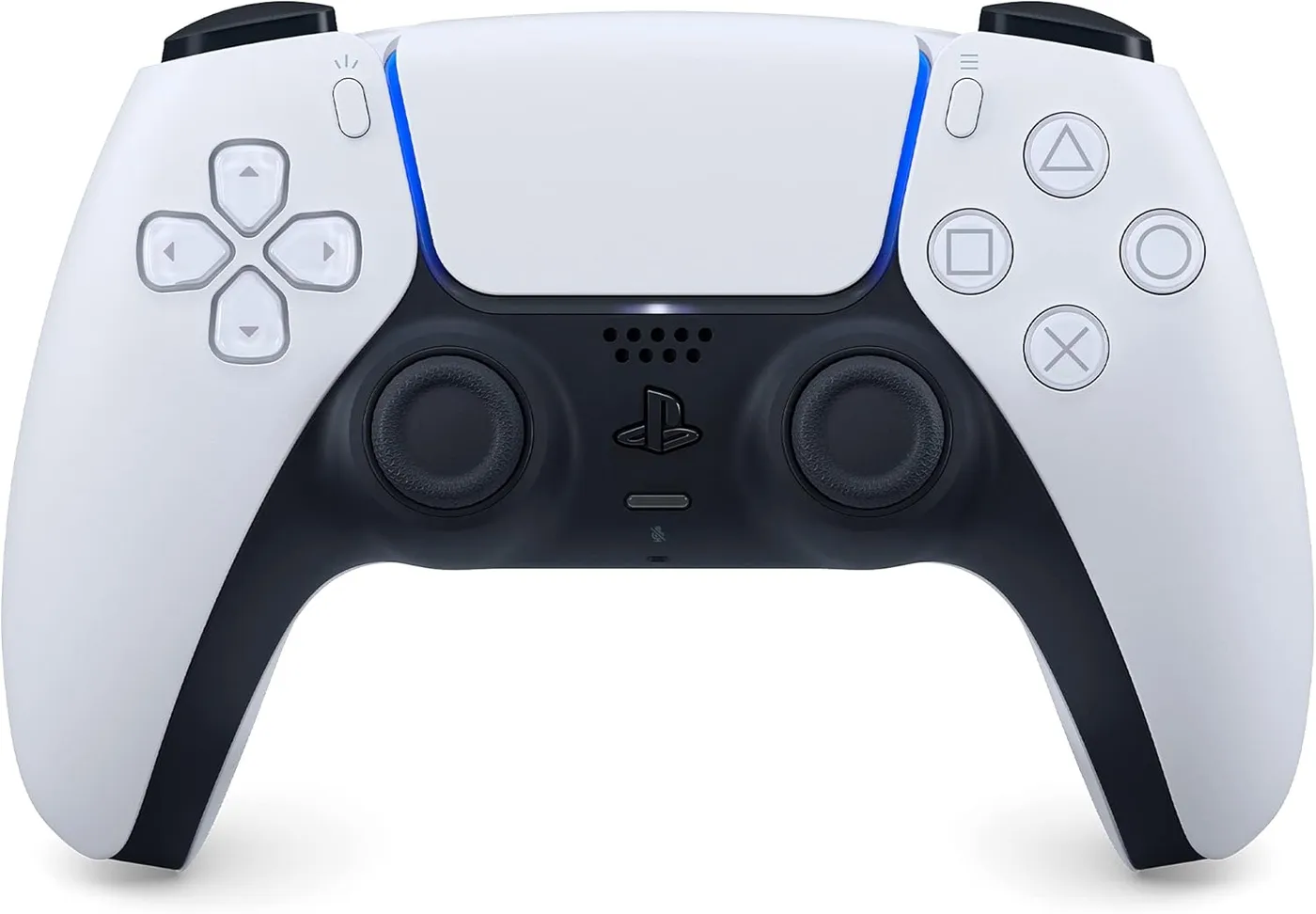 Sony PlayStation Bundle : Console Slim Standard avec manette sans fil DualSense - Blanc - Édition limitée Fortnite Flowering Chaos - Version UE + Manette sans fil DualSense - Blanc