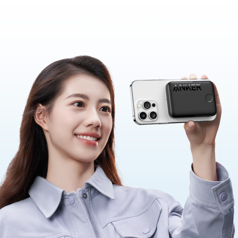 Anker 322 MagGo 5 000 mAh chargement sans fil noir