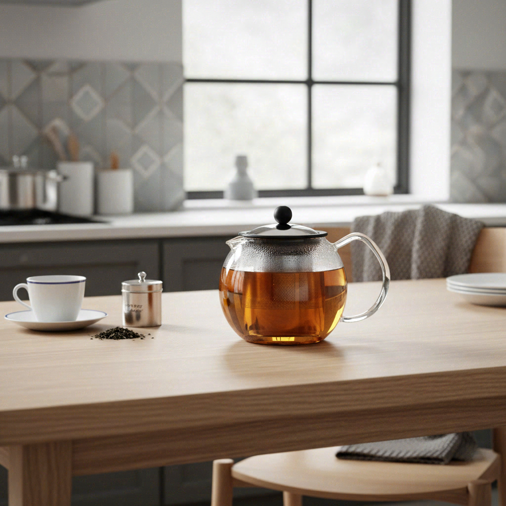 Bodum Assam Théière à piston avec filtre en acier inoxydable - 0,5 L