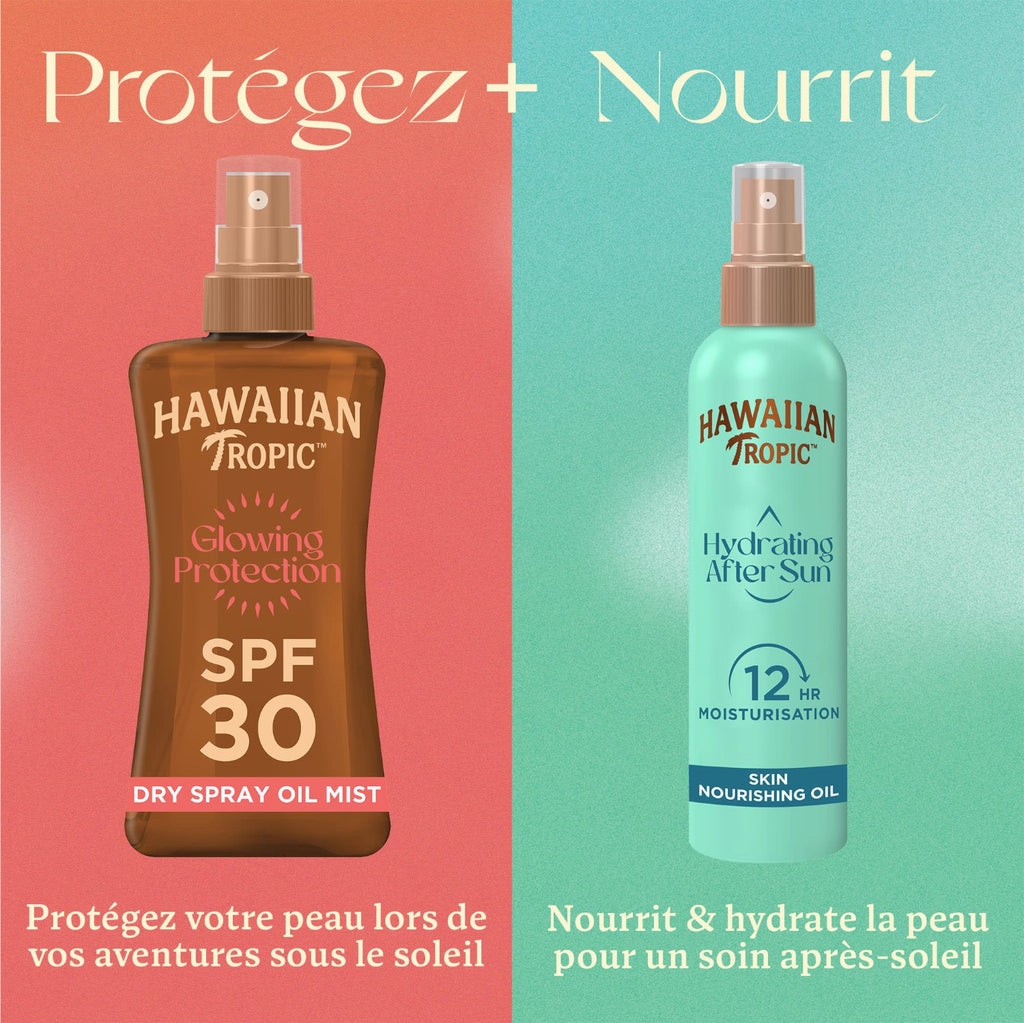 HAWAIIAN TROPIC Glowing Protection Spray huile solaire SPF 30 - 200 ml