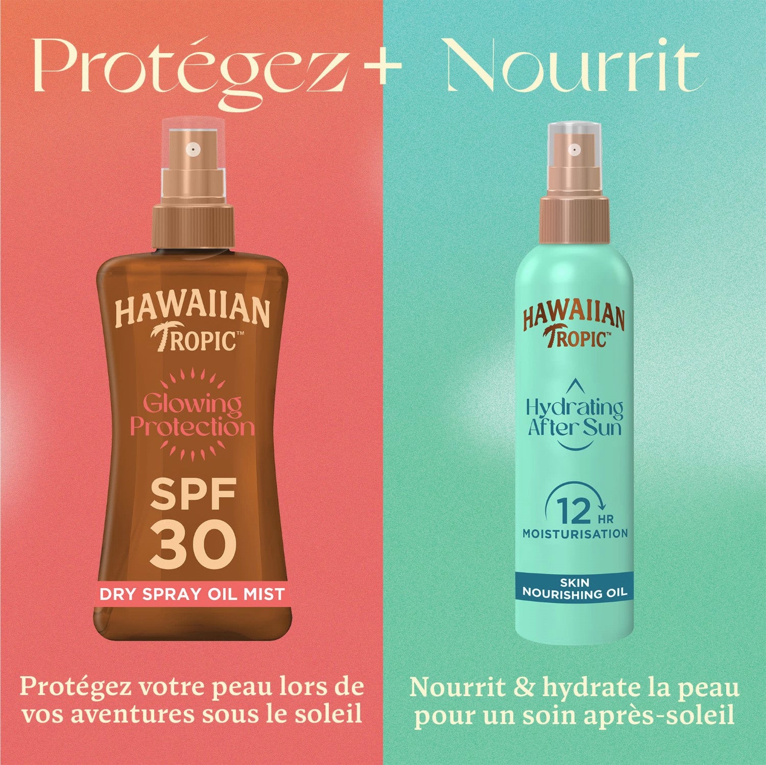 HAWAIIAN TROPIC Glowing Protection Spray huile solaire SPF 30 - 200 ml