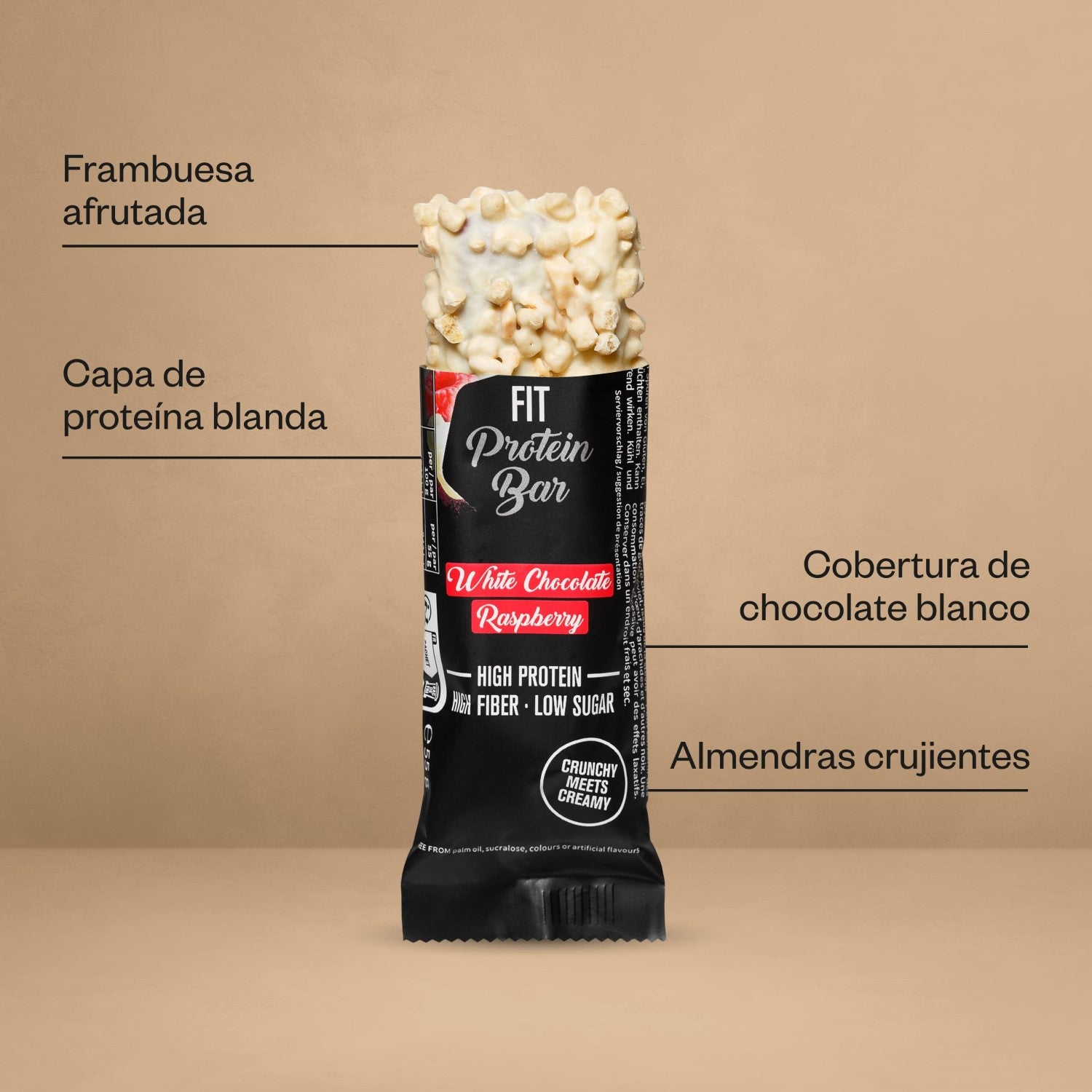 nu3 Fit Protein Bar White Chocolate Raspberry 55g