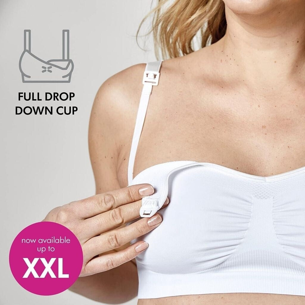 MEDELA Keep Cool - Soutien-gorge d'allaitement, blanc, taille S
