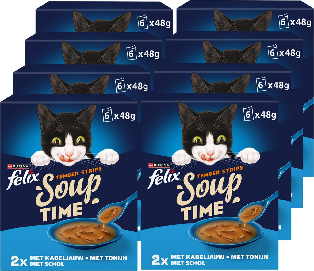 Felix Soupe aux émincés Sélection de poissons 48 x 48 g