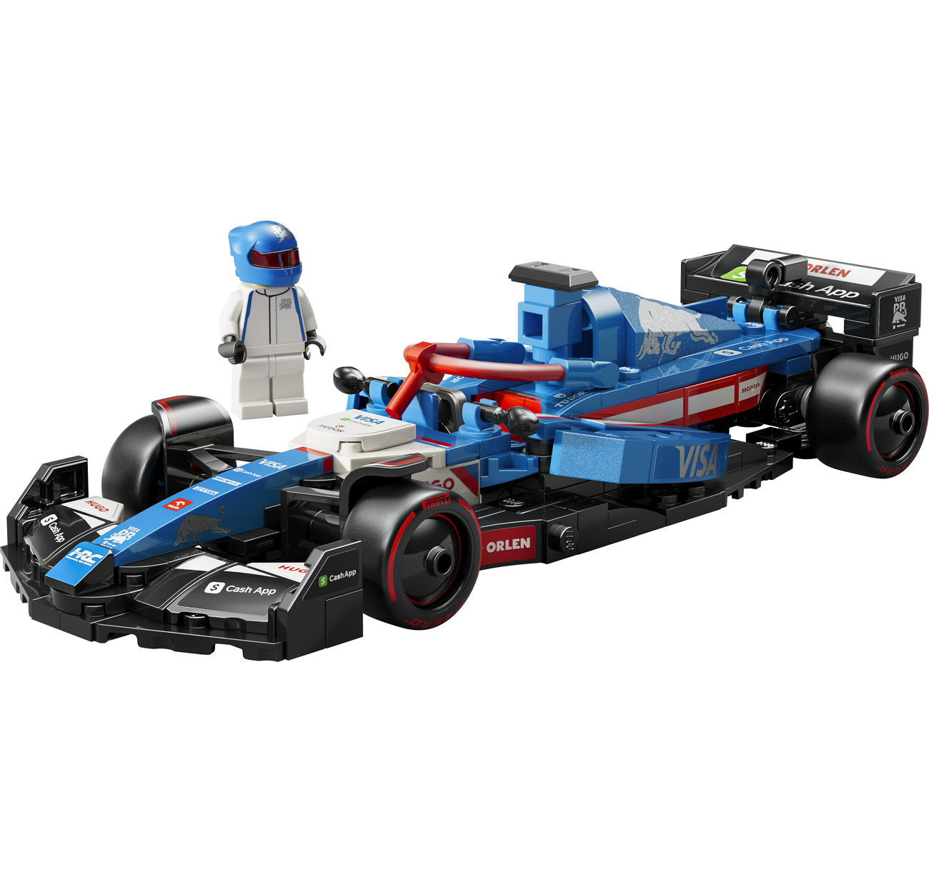 LEGO Speed Champions 77246 Ensemble de construction de voiture de course F1 Visa Cash App RB VCARB 01