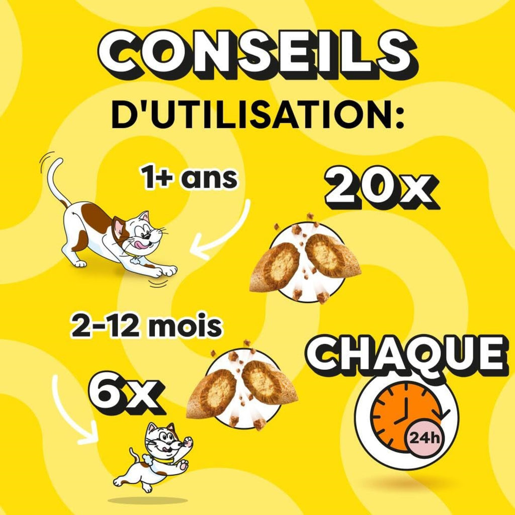Catisfactions friandises au saumon pour chats et chatons - 60 g
