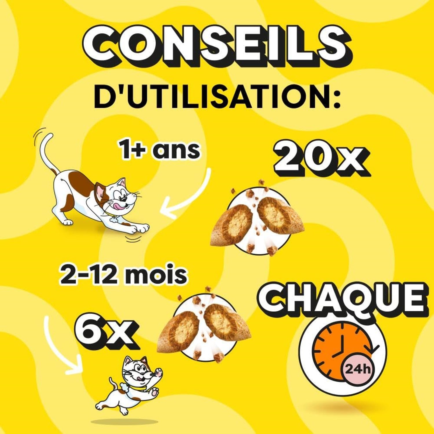 Catisfactions friandises au saumon pour chats et chatons - 60 g