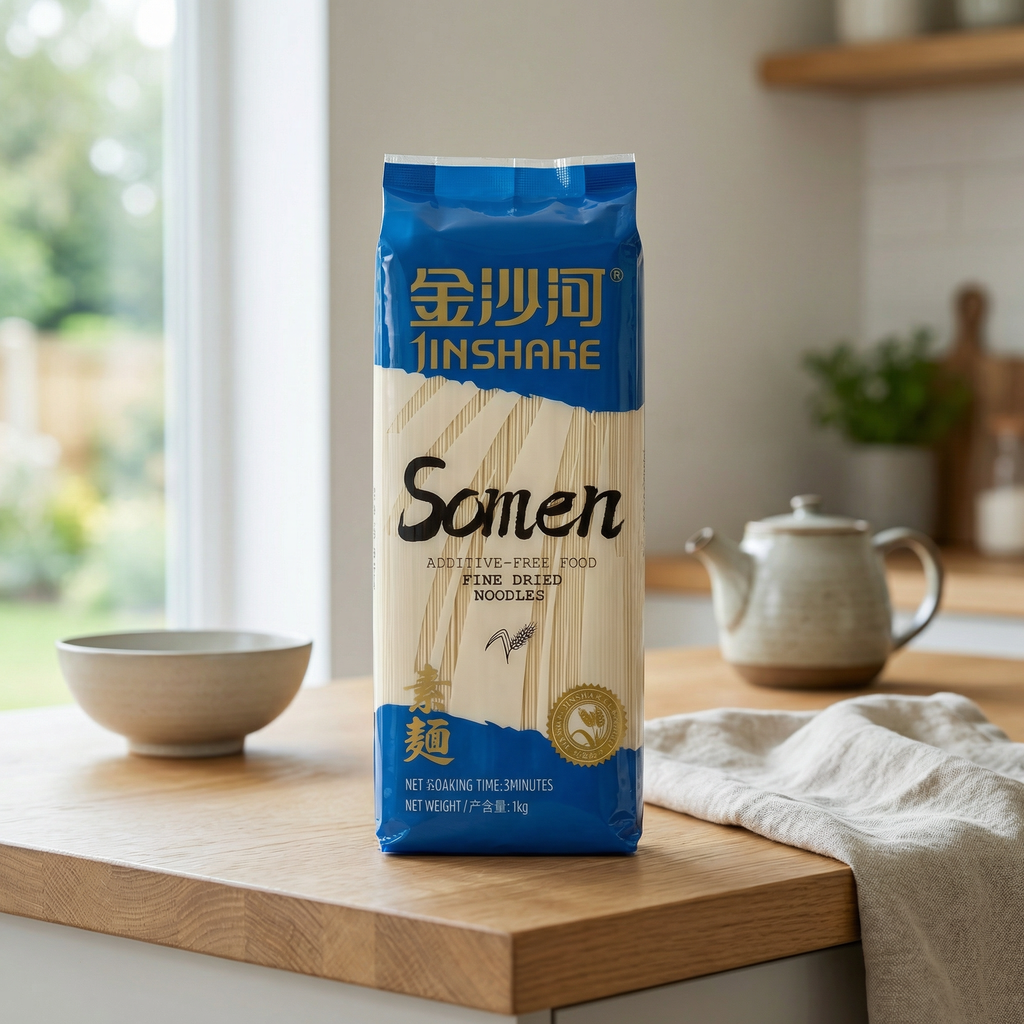 JIN SHAE HE Nouilles séchées de somen - 1 kg
