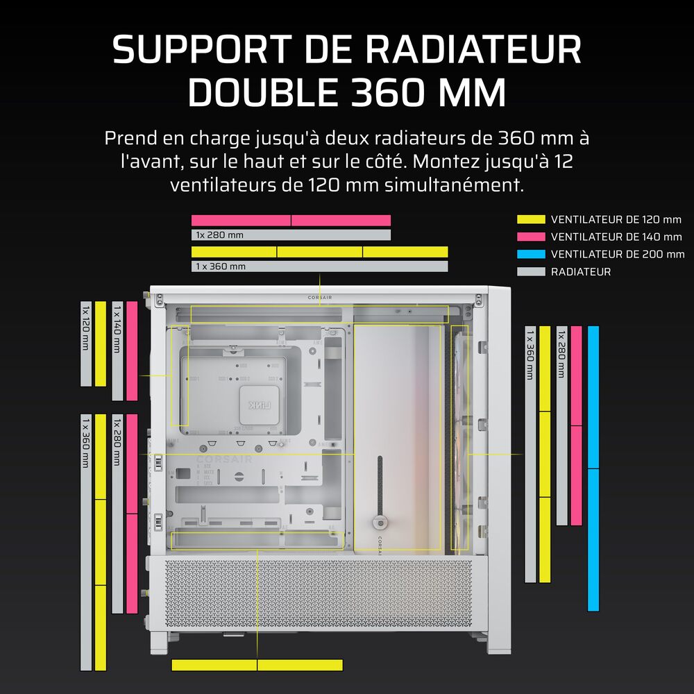 FRAME 4000D RS ARGB Mid-Tower, White
