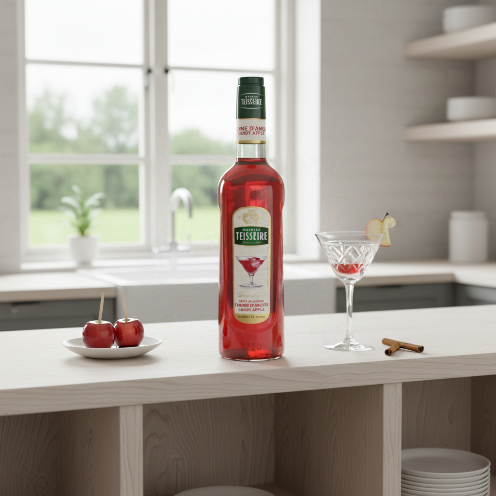 TEISSEIRE Sirop pomme d'amour - 70 cl