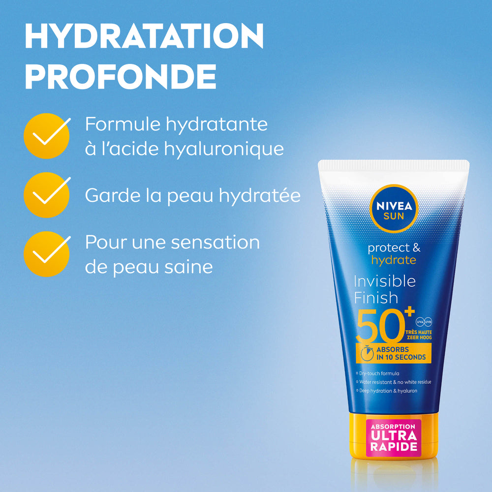 NIVEA SUN Invisible Finish Fluide protection solaire SPF 50 - 150 ml