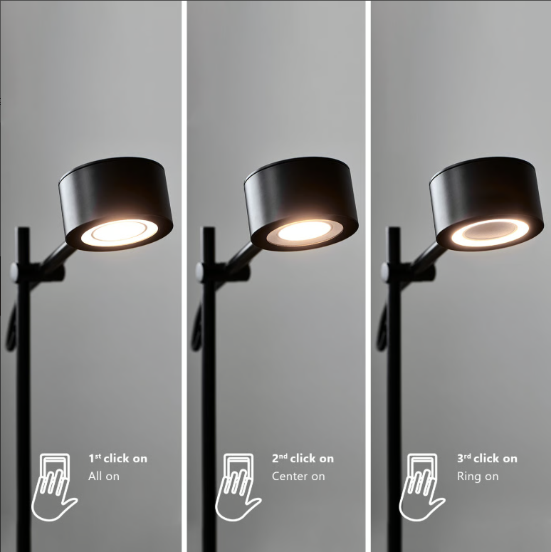 Suspension CLYDE - LED intégrée métal noir - blanc chaud 2700k IP20 - Nordlux, Intérieur