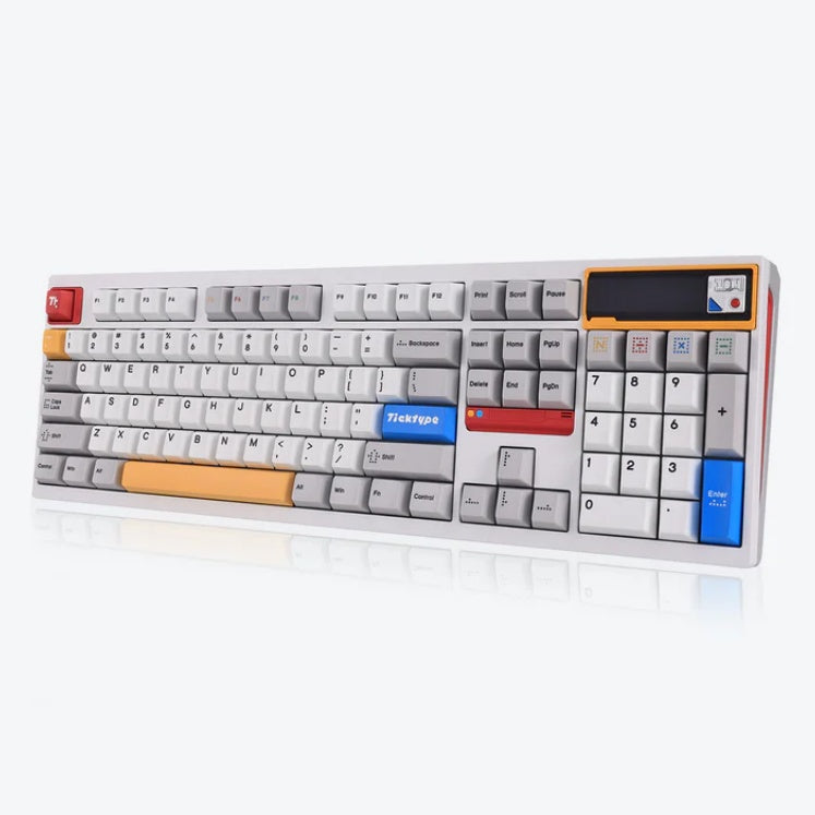Ticktype DP104 Clavier mécanique sans fil tri-mode personnalisé, Format complet