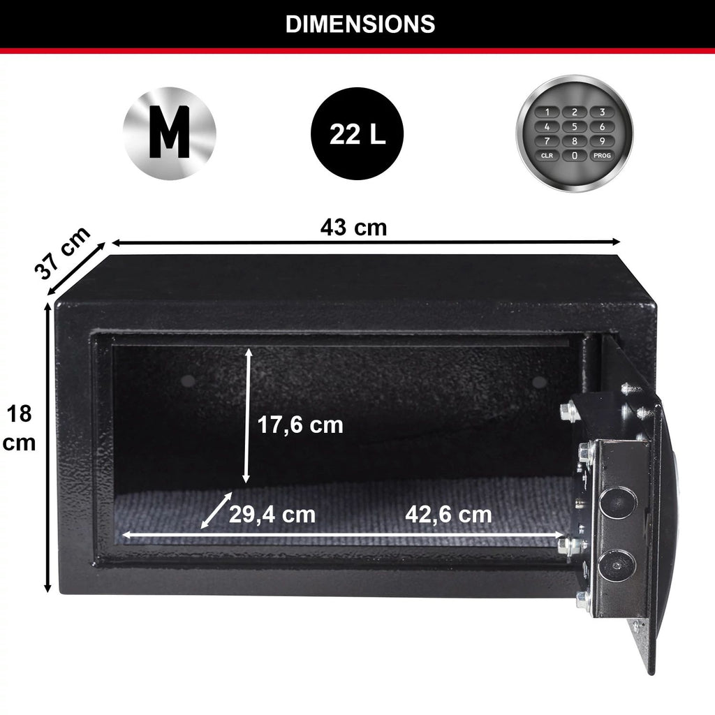 MASTER LOCK Security Safe - X075ML - Laptop Safe, Jewelry Safe and More