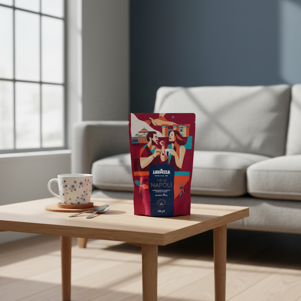LAVAZZA Café moulu Tales of Napoli intensité 9 200g