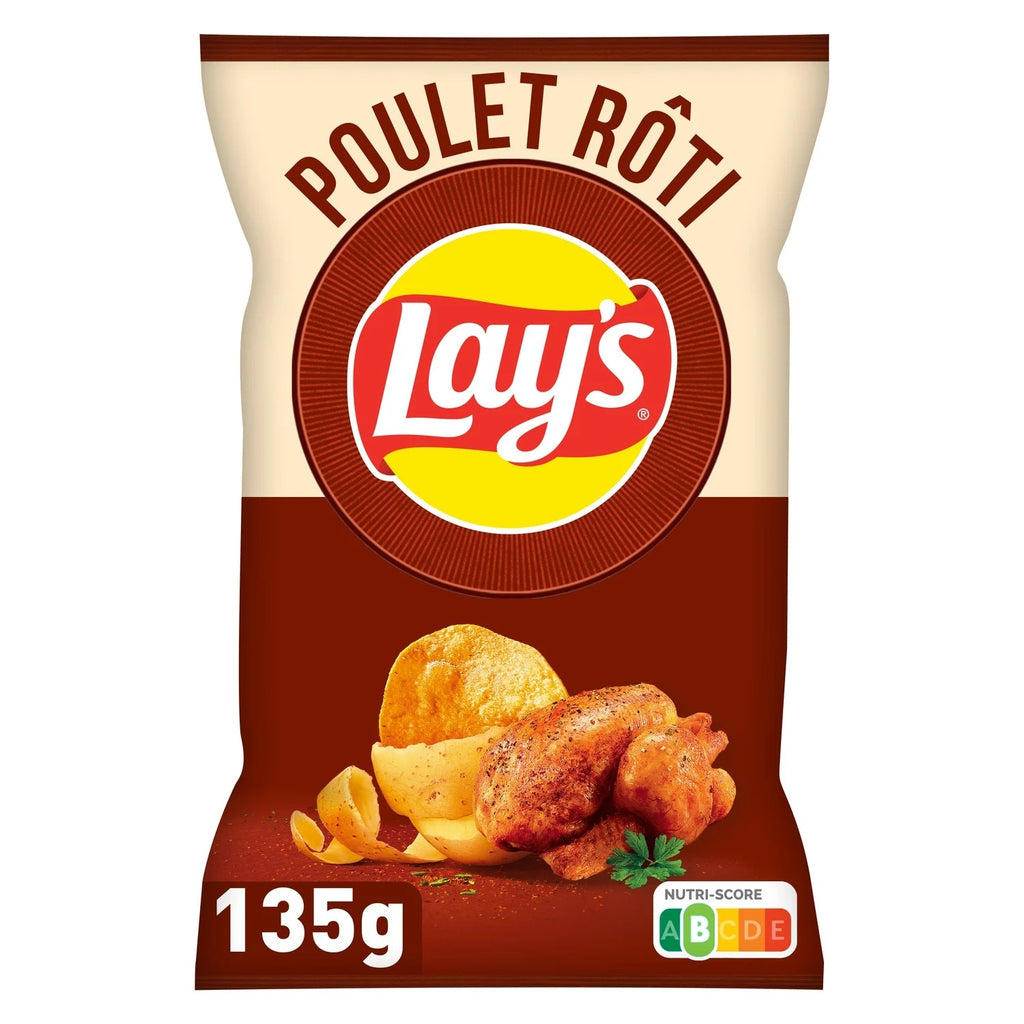 LAY'S Chips poulet rôti 135g