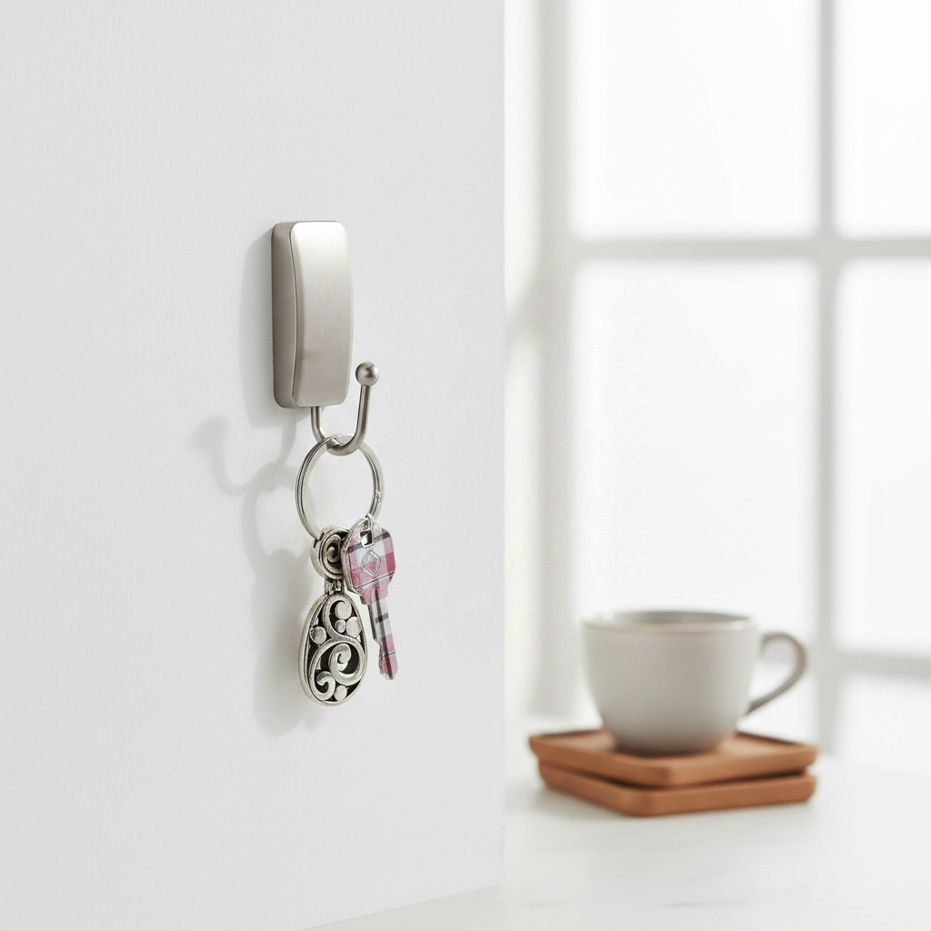 Crochet en Métal Nickelé Déco Nickel Petit Modèle