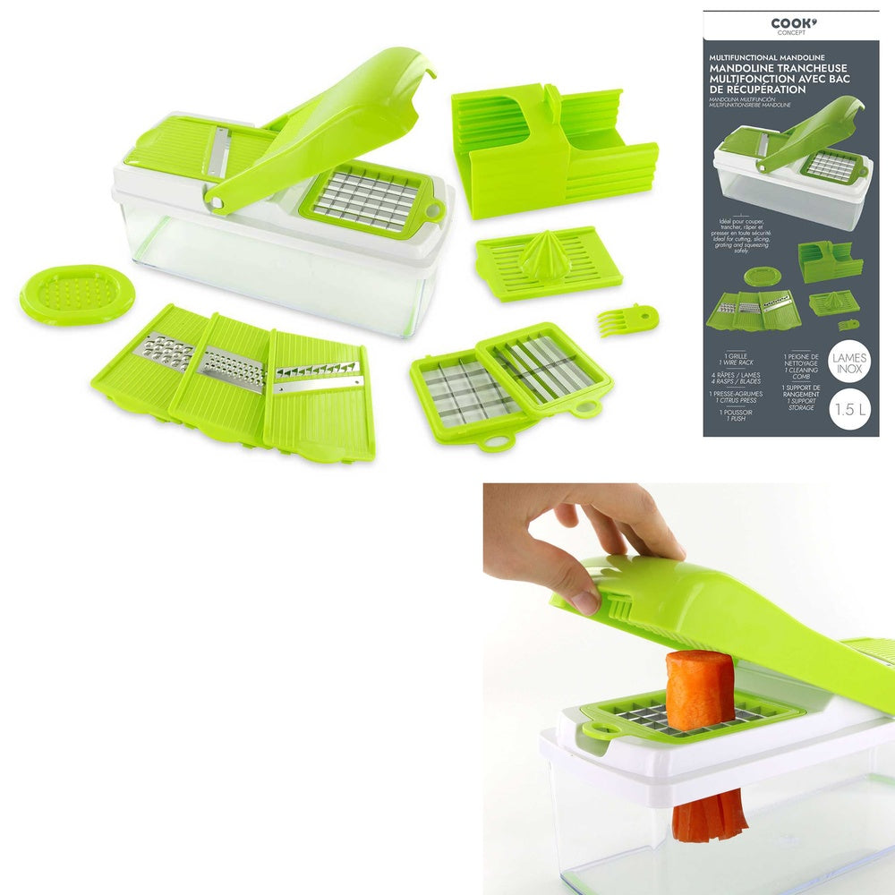 COOK CONCEPT Mandoline Multifonction 5-en-1
